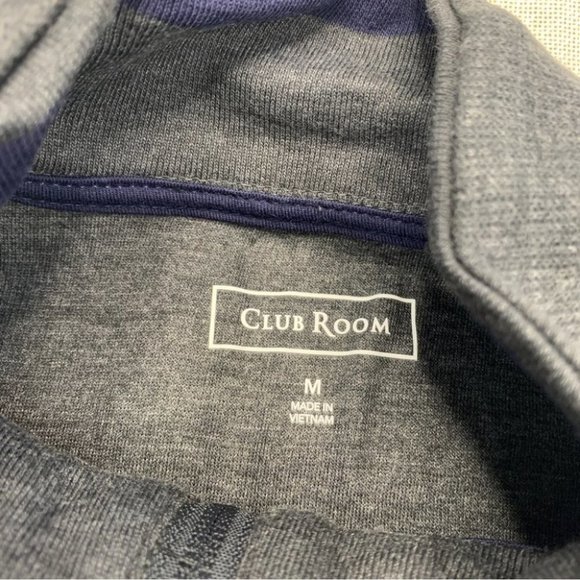 Club Room Men's Quarter-Zip French Rib Pullover Size M - Picture 13 of 14